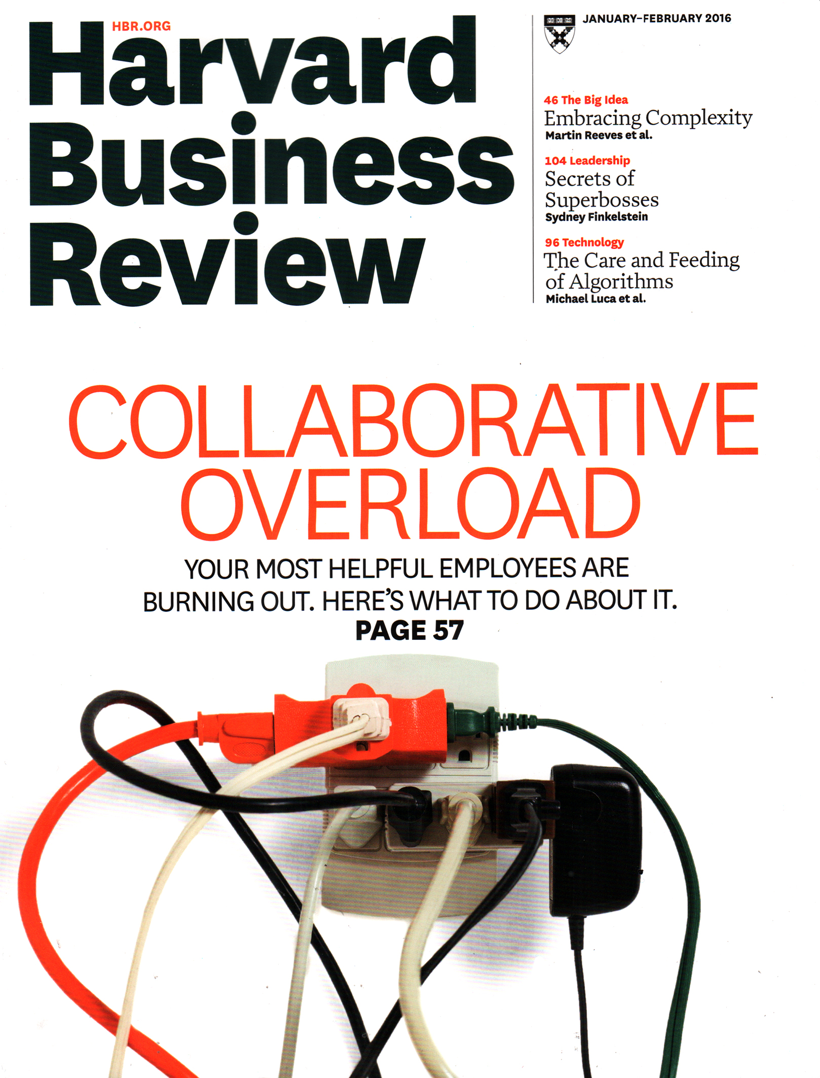 Harvard-Business-Review January 01, 2016 Issue Cover