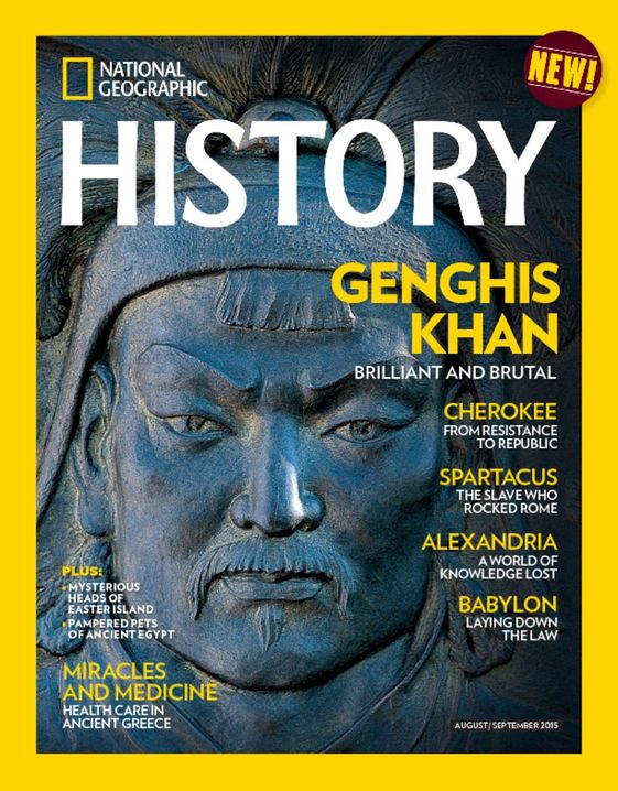 National-Geographic-History August 01, 2015 Issue Cover