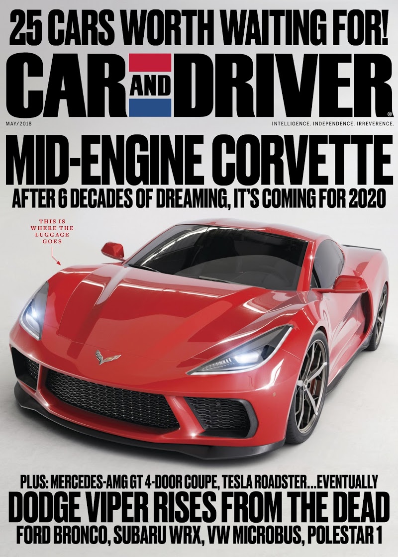 car-and-driver May 01, 2018 Issue Cover