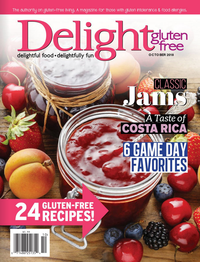 Delight-Gluten-Free September 01, 2018 Issue Cover