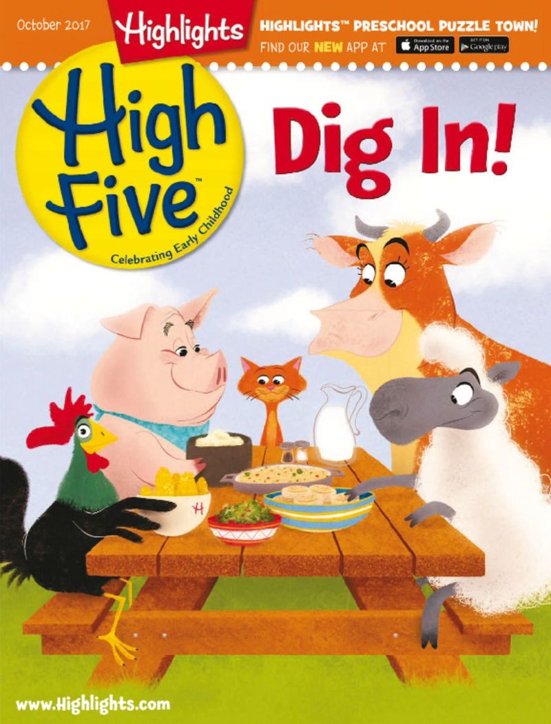 Highlights-High-Five October 01, 2017 Issue Cover
