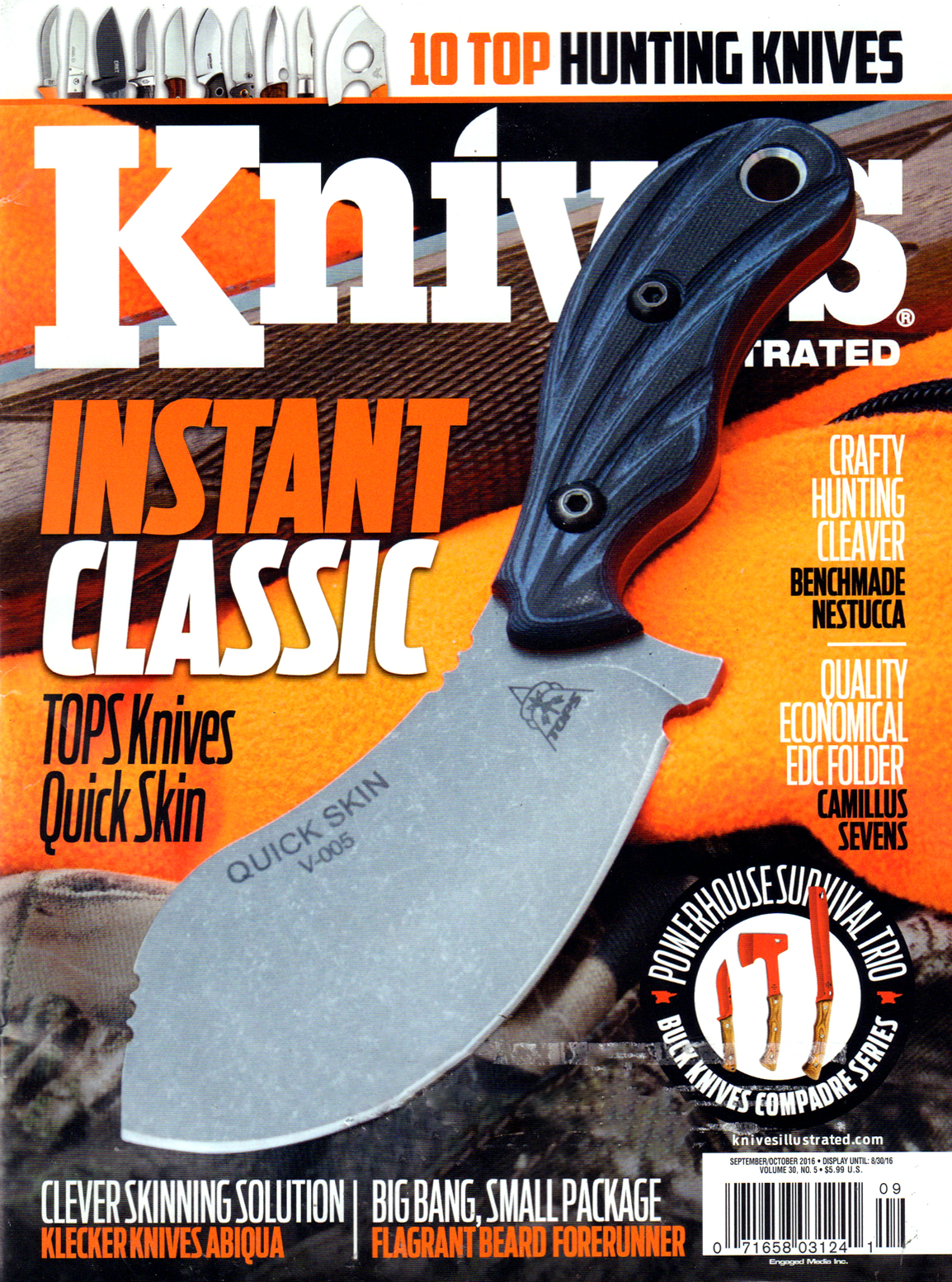 Knives-Illustrated September 01, 2016 Issue Cover