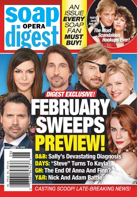 Soap-Opera-Digest February 10, 2020 Issue Cover