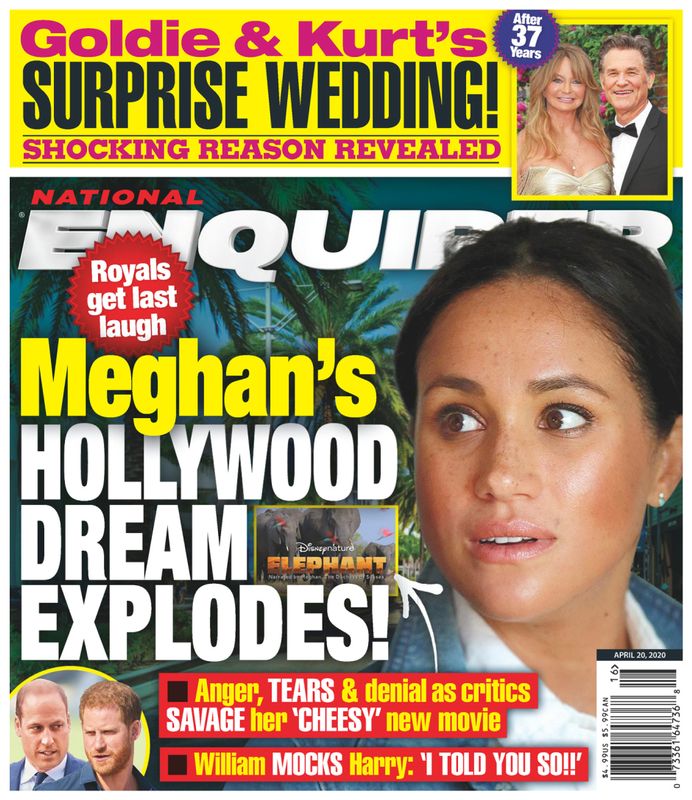 National-Enquirer April 20, 2020 Issue Cover