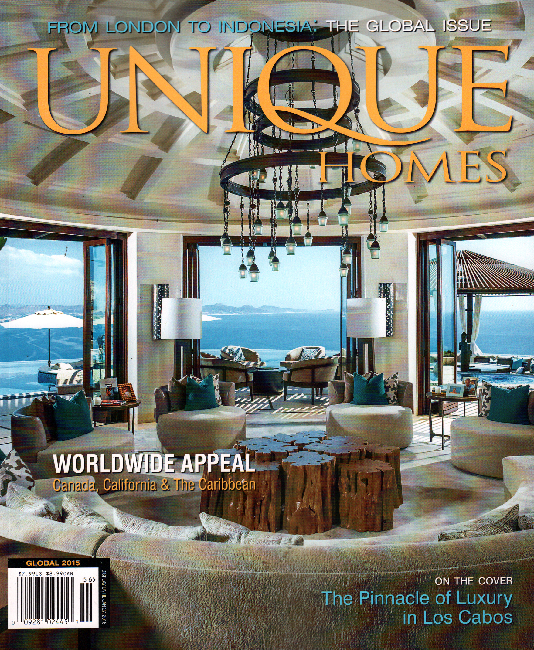 Unique-Homes December 01, 2015 Issue Cover