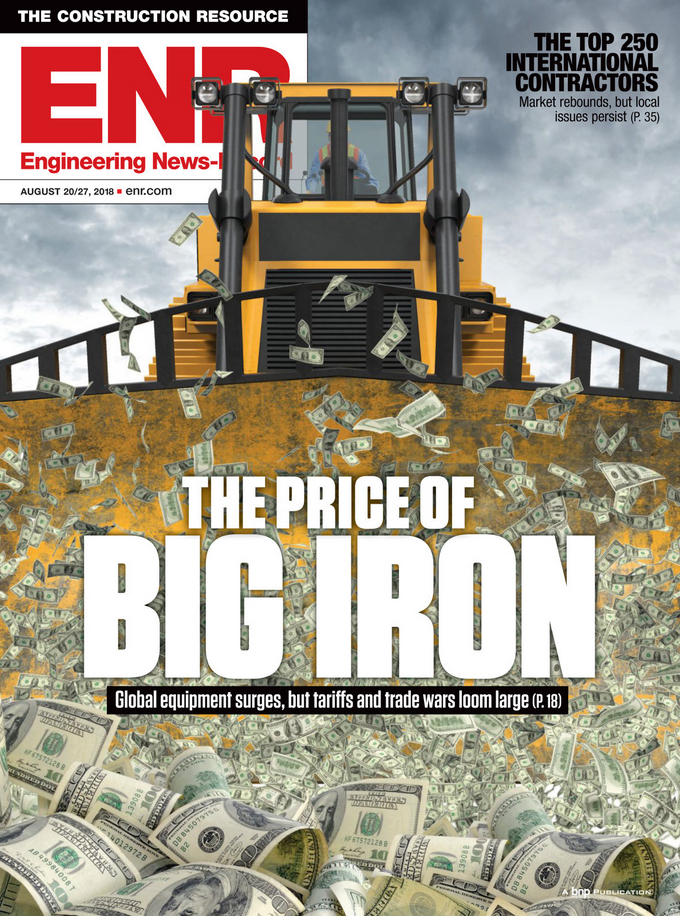 Engineering-News-Record August 20, 2018 Issue Cover