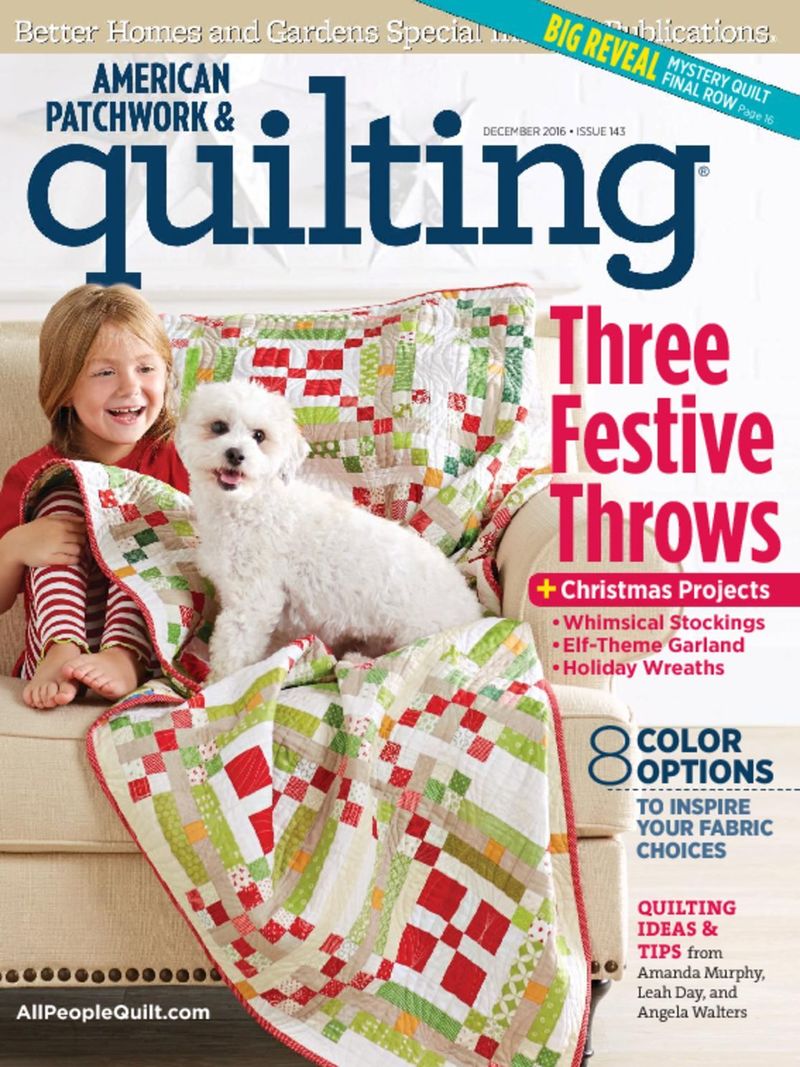 american-patchwork-and-quilting December 01, 2016 Issue Cover