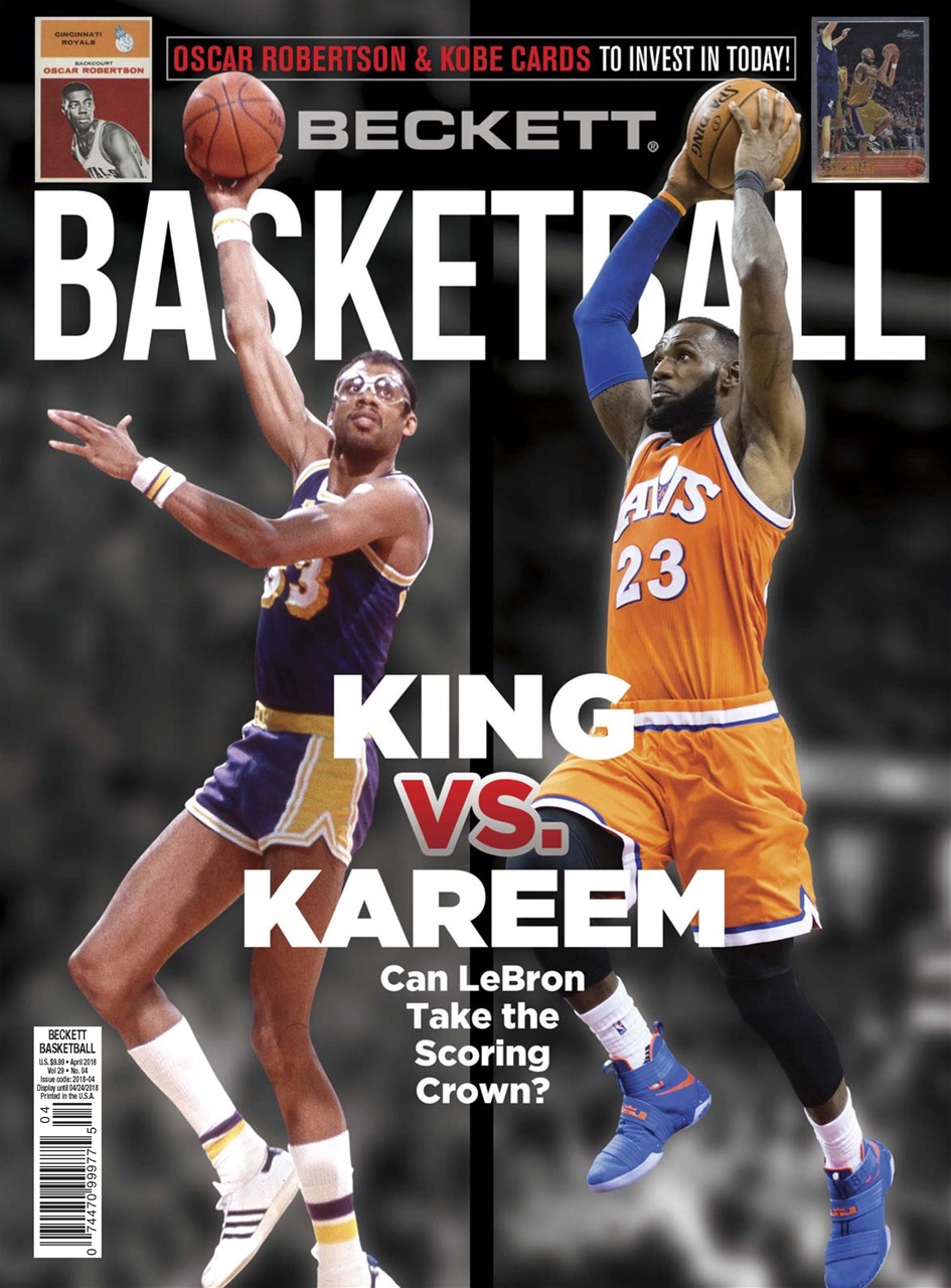 Beckett-Basketball April 01, 2018 Issue Cover