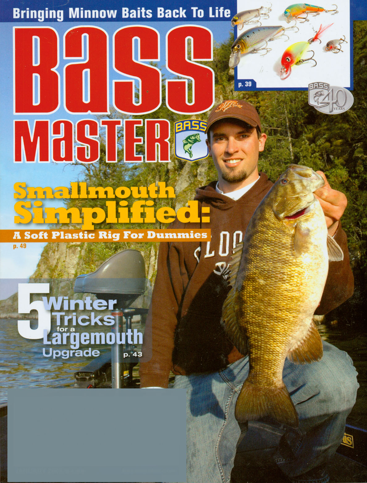 Bassmaster January 01, 2008 Issue Cover