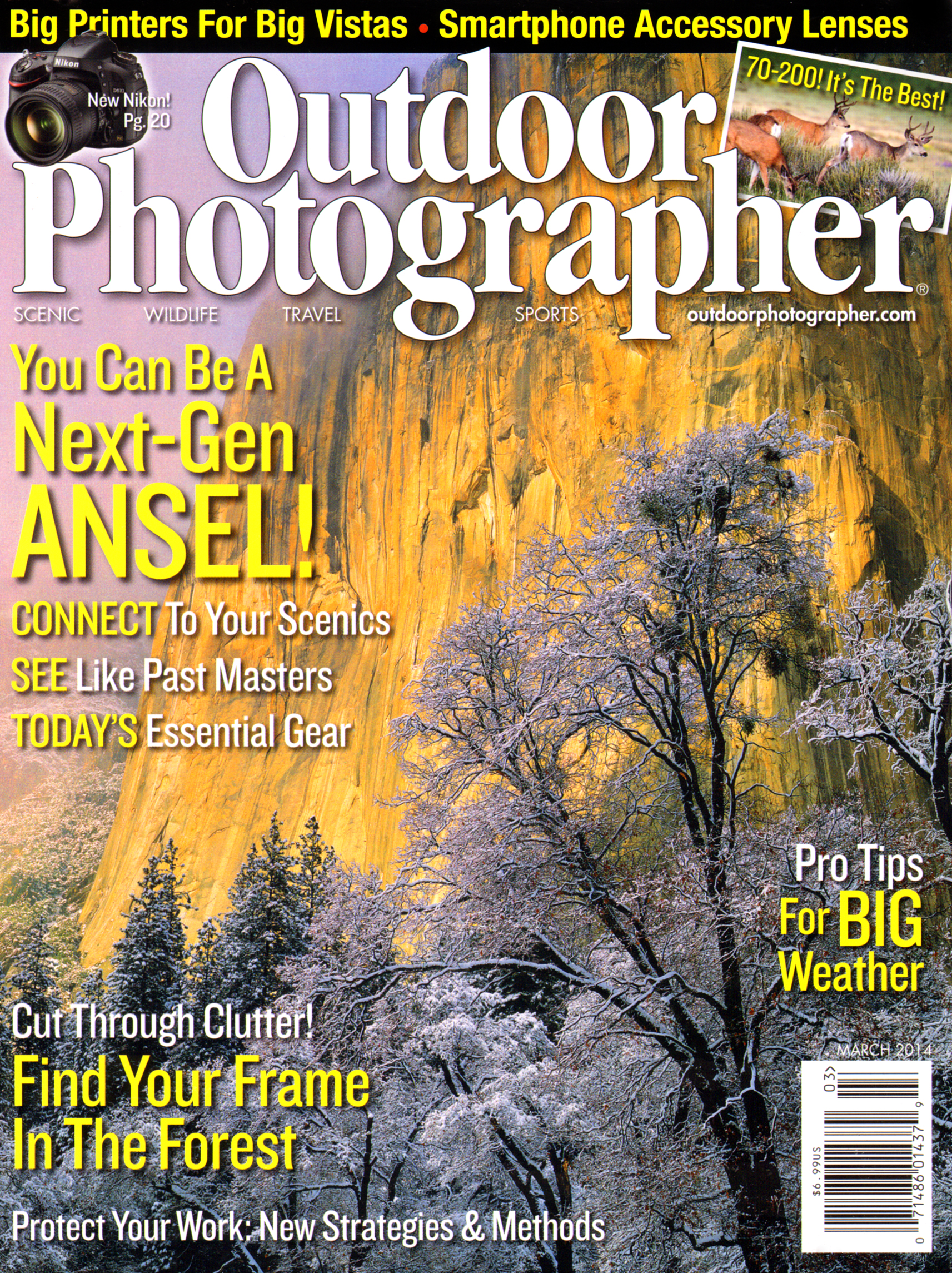 outdoor-photographer March 01, 2014 Issue Cover