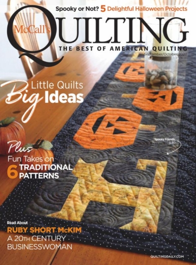 McCall's Quilting September 01, 2020 Issue Cover