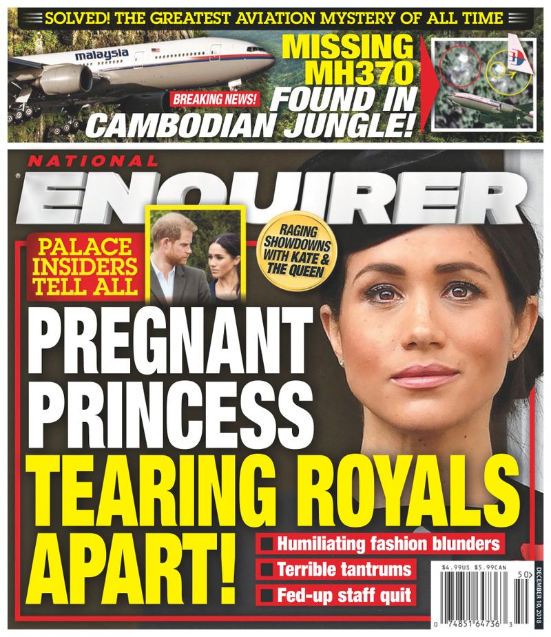 National-Enquirer December 10, 2018 Issue Cover