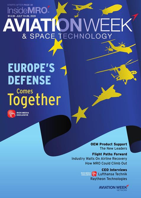 Aviation-Week-and-Space-Technology July 13, 2020 Issue Cover