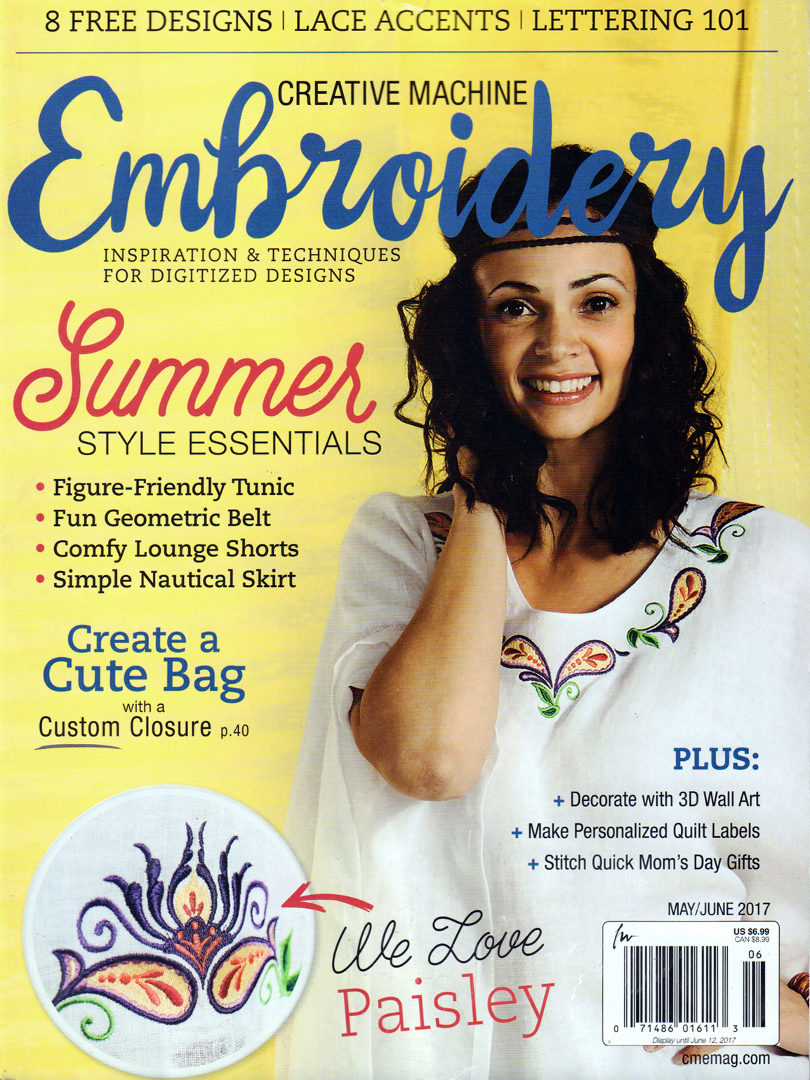 Creative-Machine-Embroidery May 01, 2017 Issue Cover