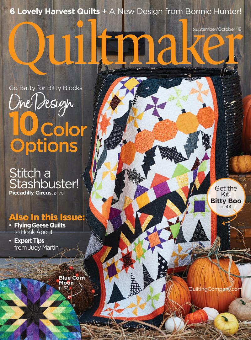 Quiltmaker September 01, 2018 Issue Cover