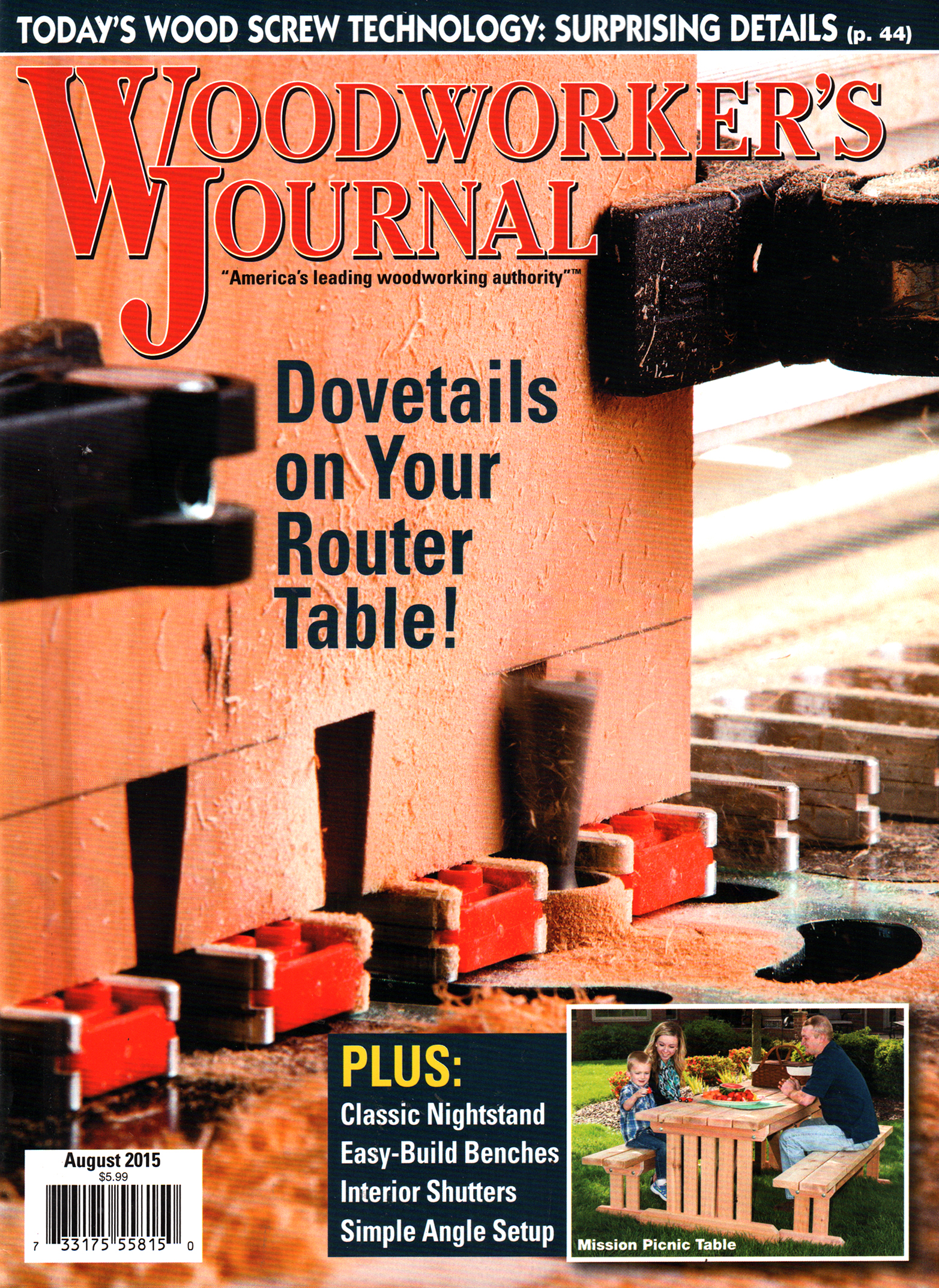 Woodworkers-Journal August 01, 2015 Issue Cover