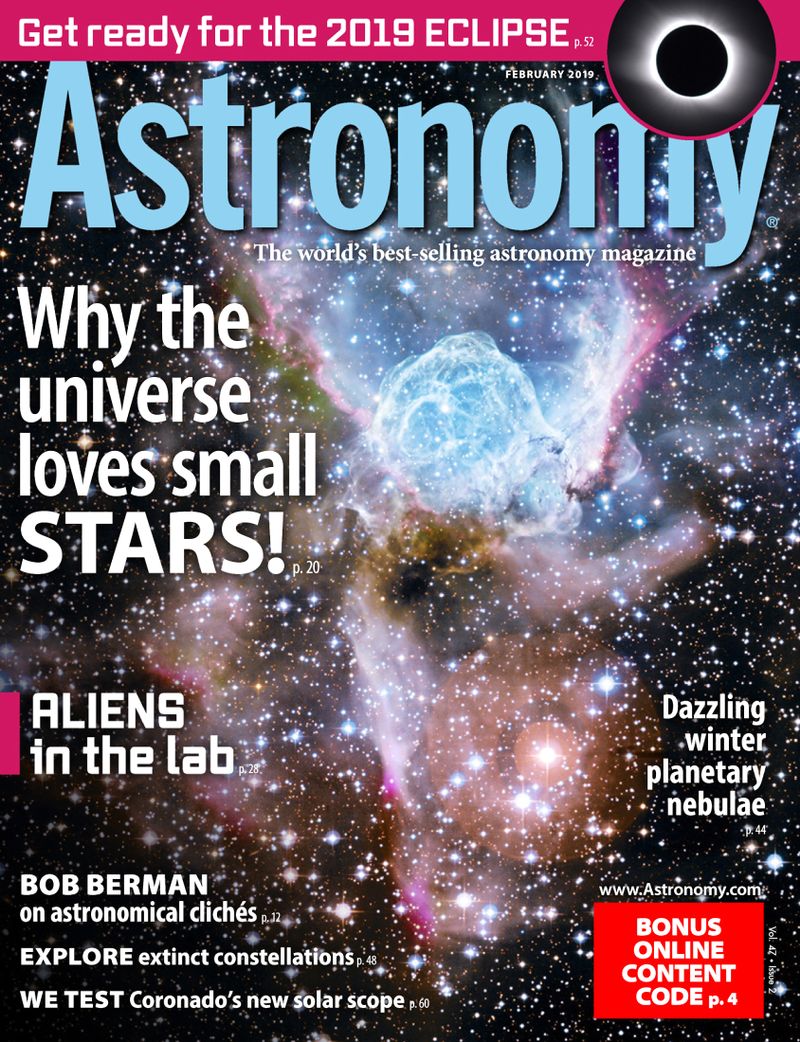 Astronomy February 01, 2019 Issue Cover