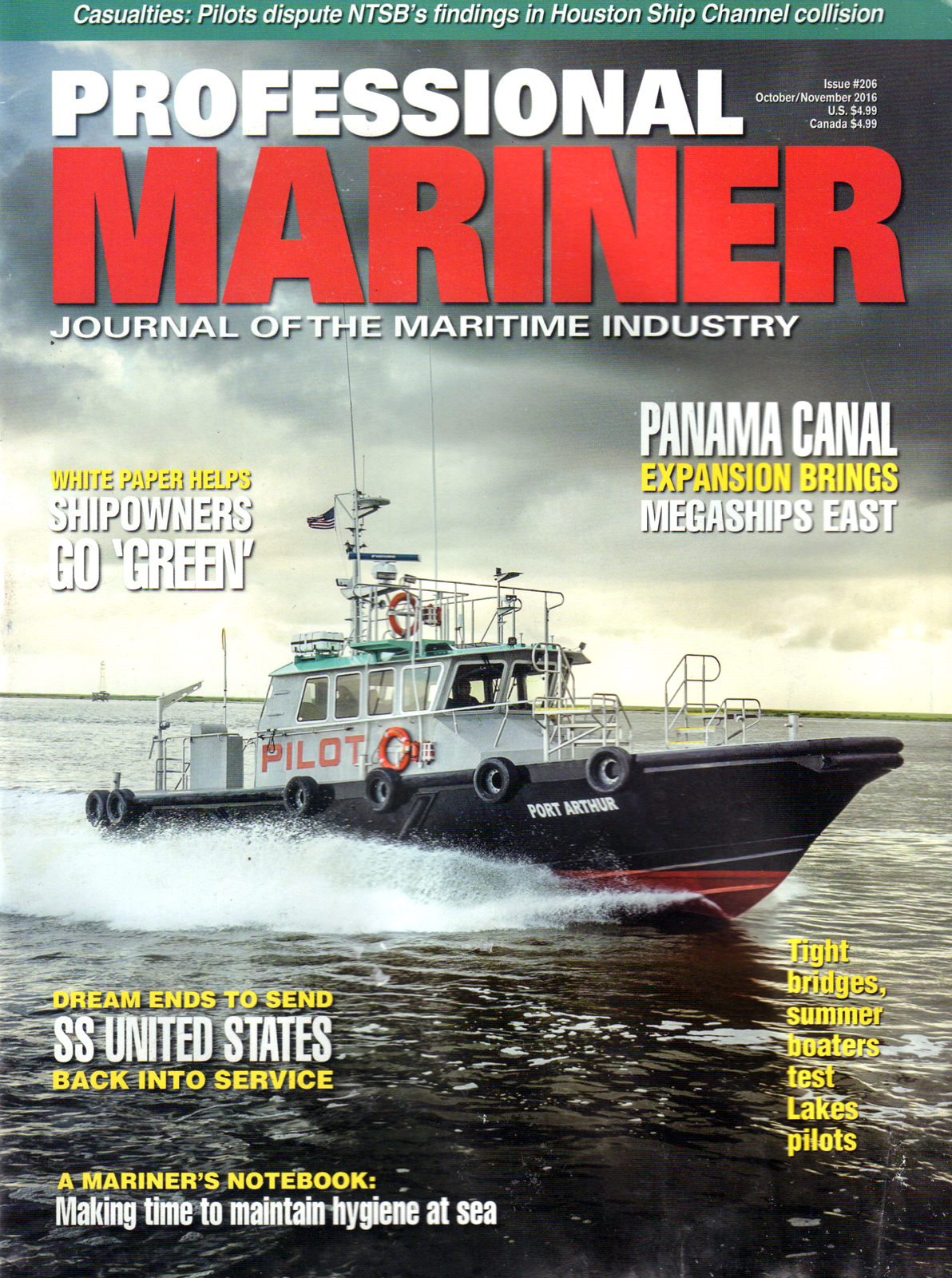 Professional-Mariner October 01, 2016 Issue Cover