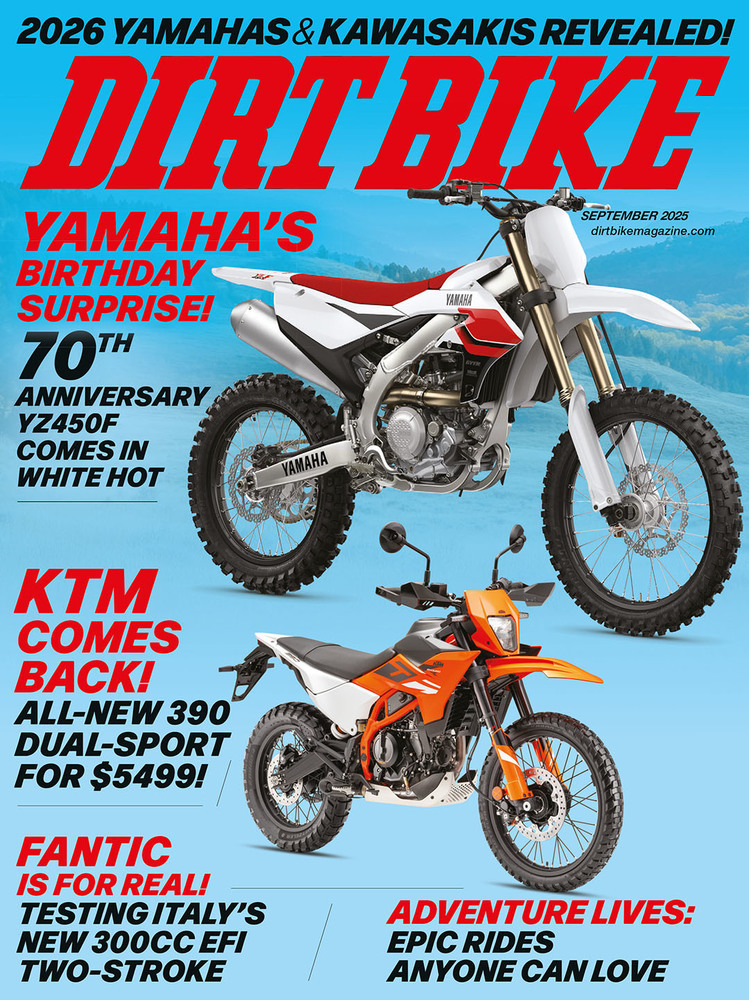 Dirt-Bike September 01, 2025 Issue Cover