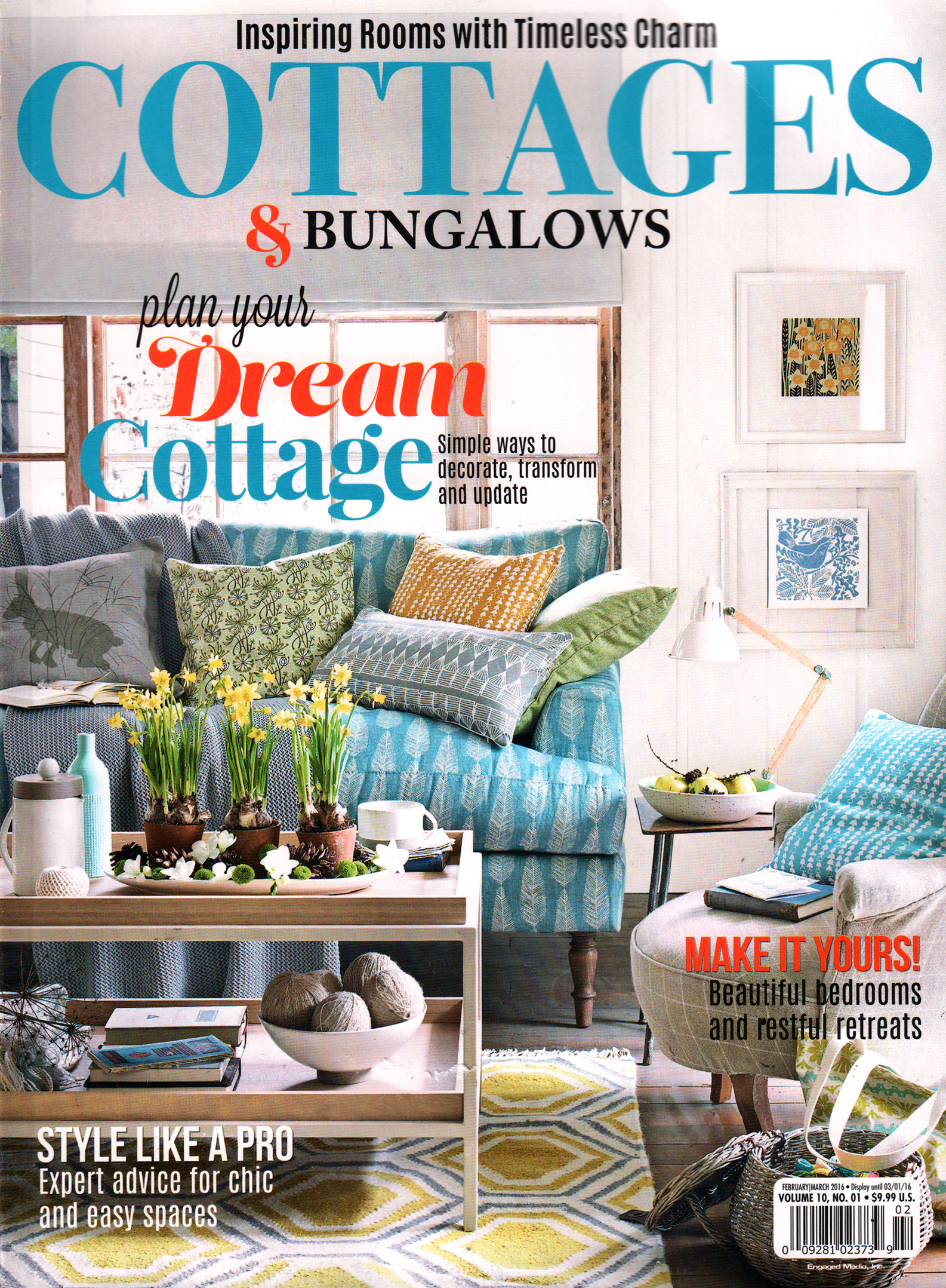 Cottages-and-Bungalows February 01, 2016 Issue Cover
