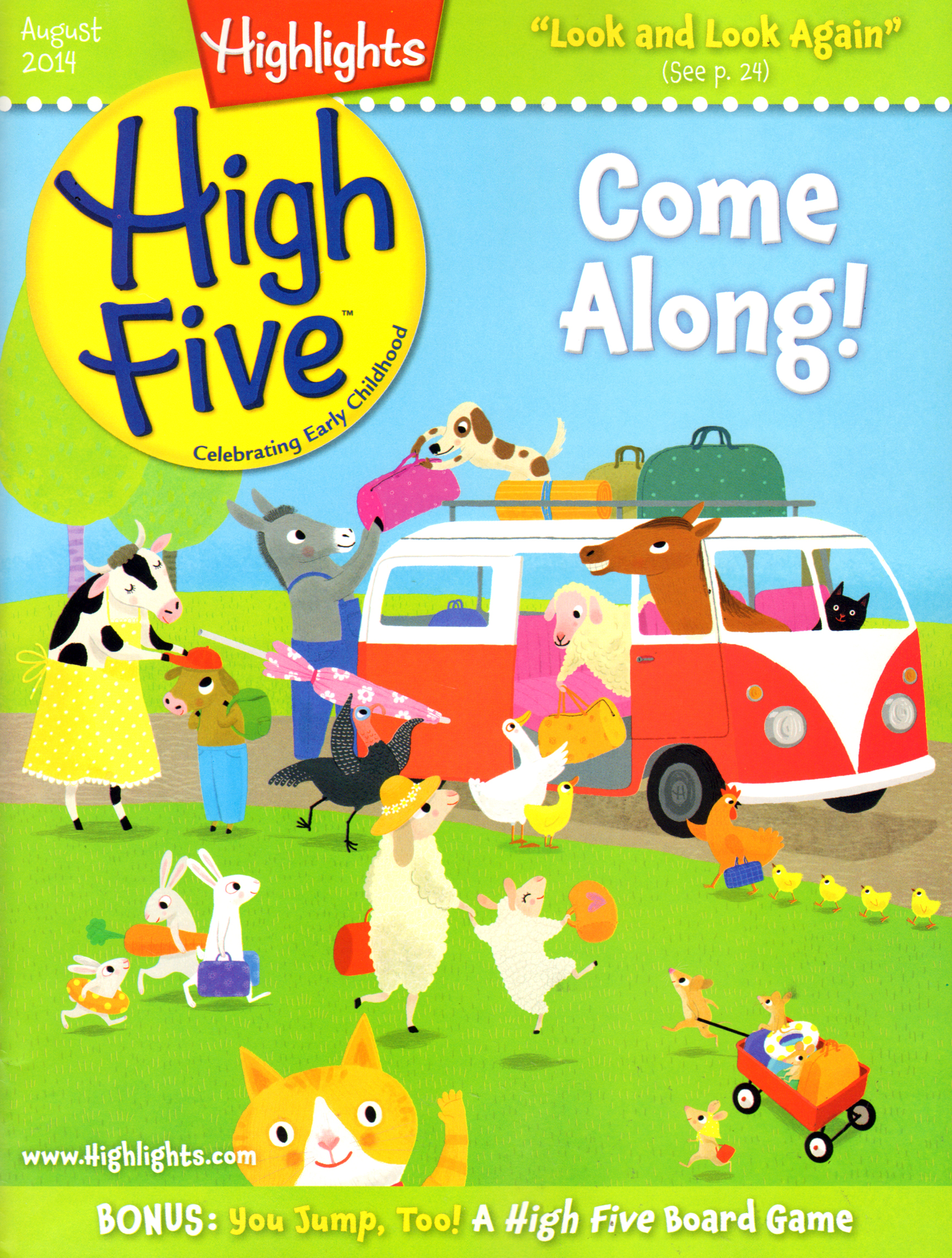 Highlights-High-Five August 01, 2014 Issue Cover