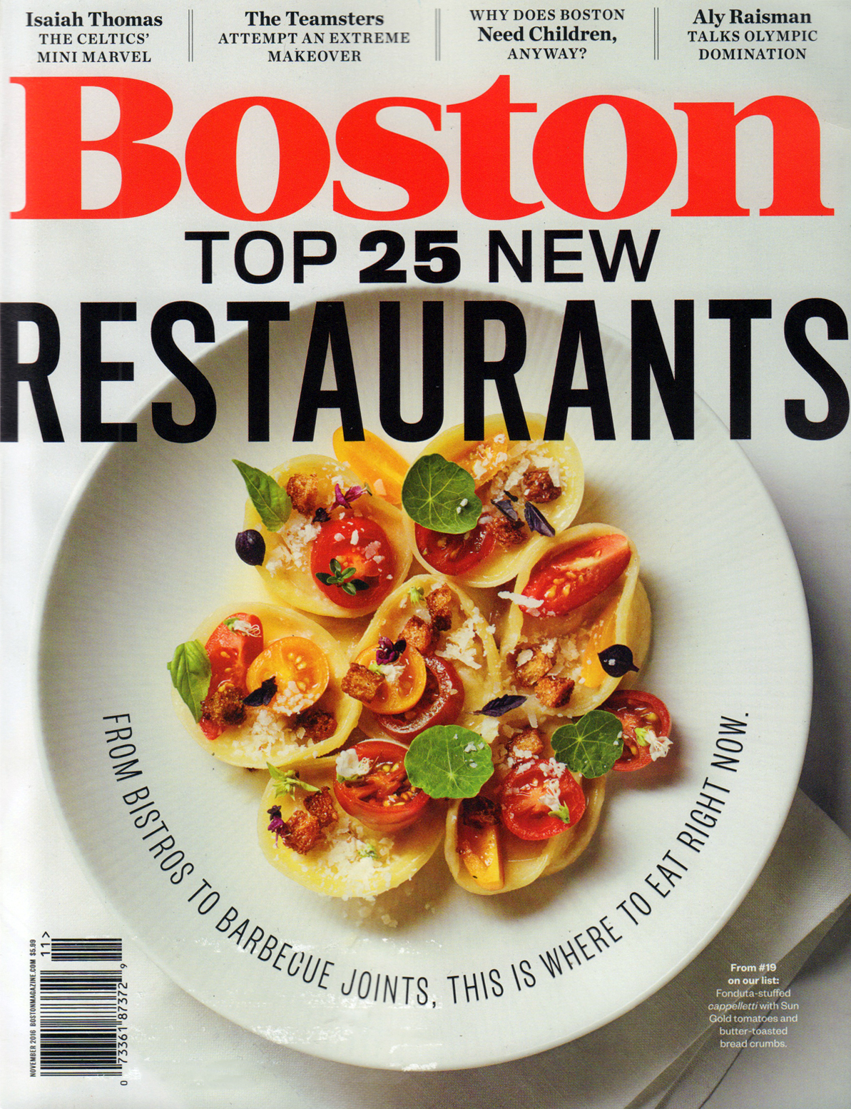 Boston November 01, 2016 Issue Cover