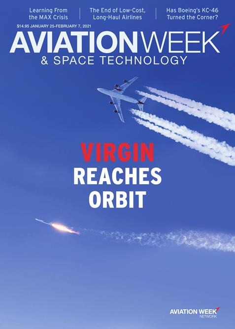 Aviation-Week-and-Space-Technology January 25, 2021 Issue Cover