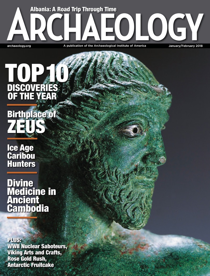 Archaeology January 01, 2018 Issue Cover