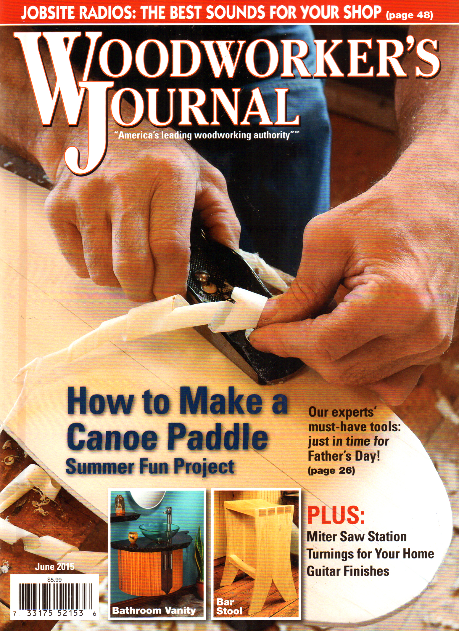 Woodworkers-Journal June 01, 2015 Issue Cover
