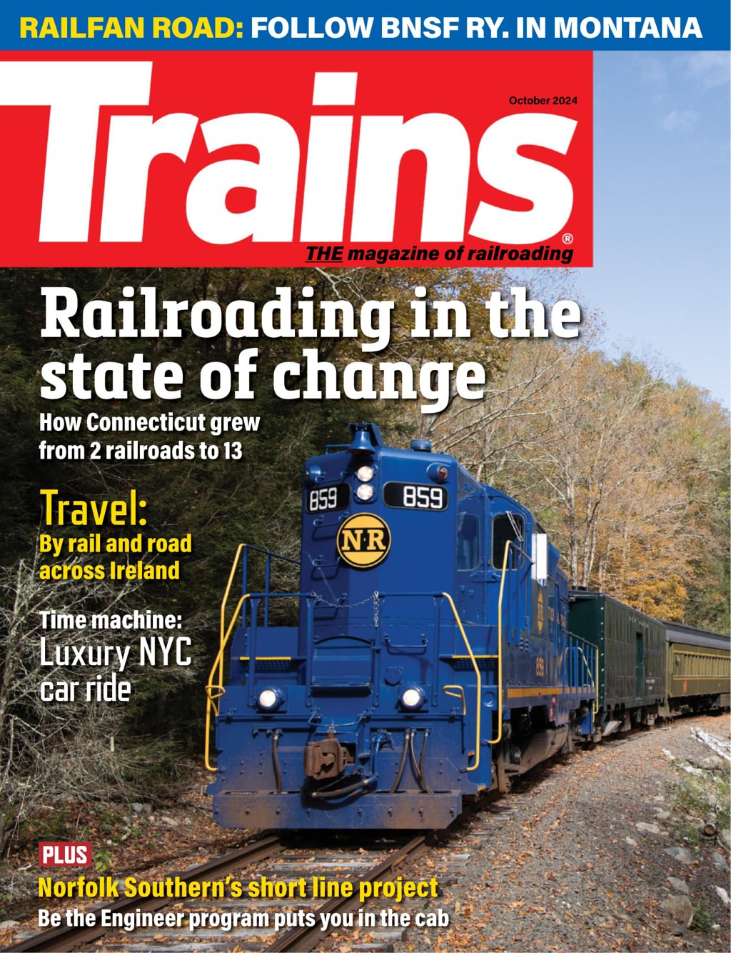 Trains October 01, 2024 Issue Cover