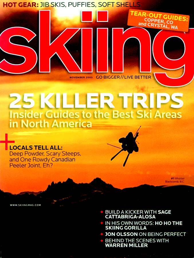 skiing November 01, 2005 Issue Cover