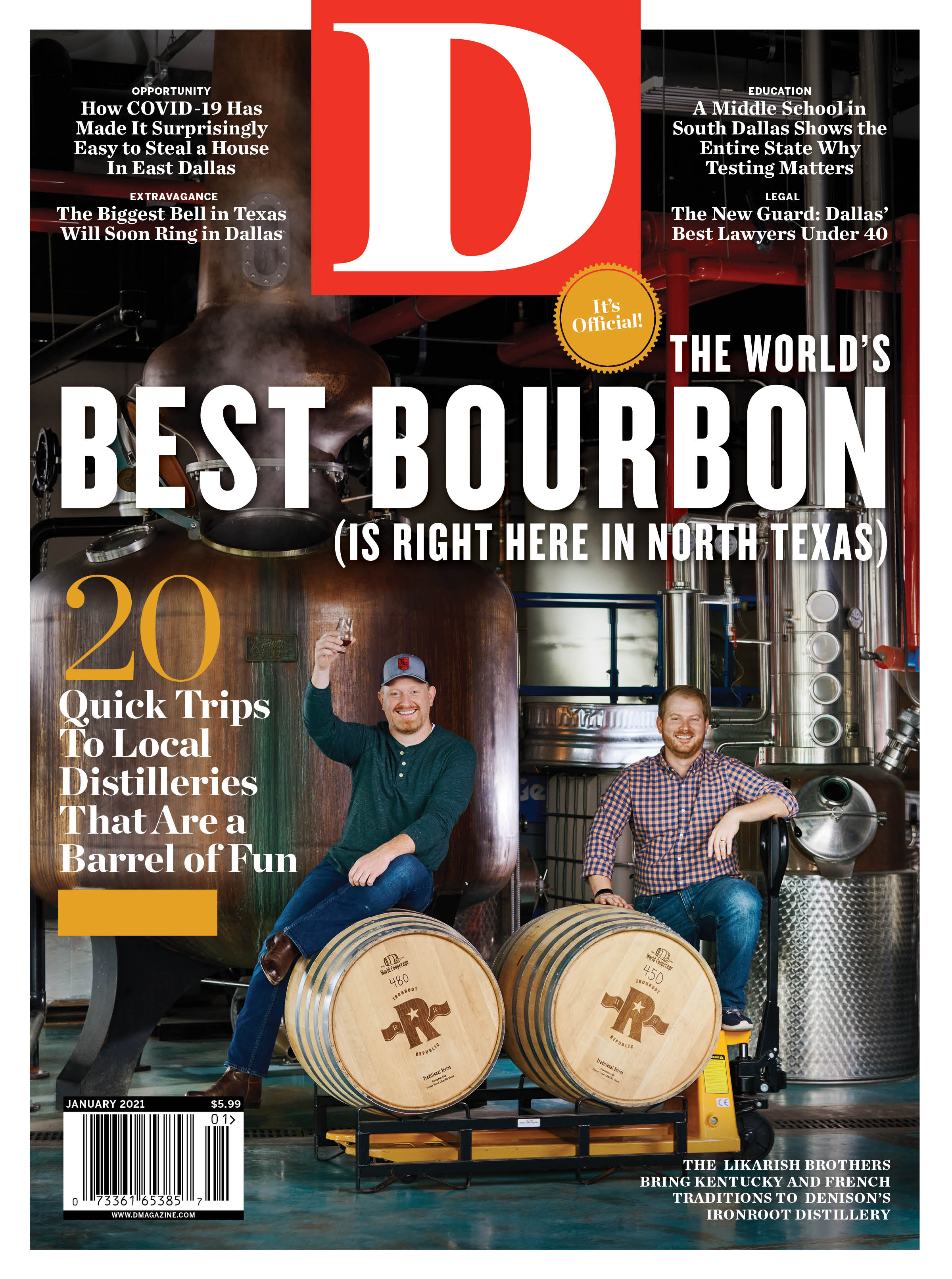 D-Magazine January 01, 2021 Issue Cover