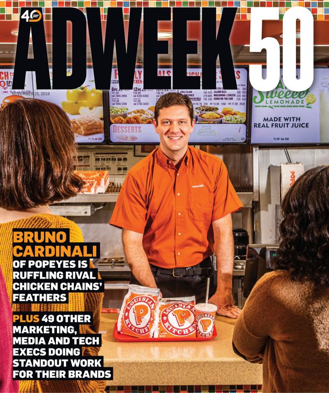 Adweek November 25, 2019 Issue Cover