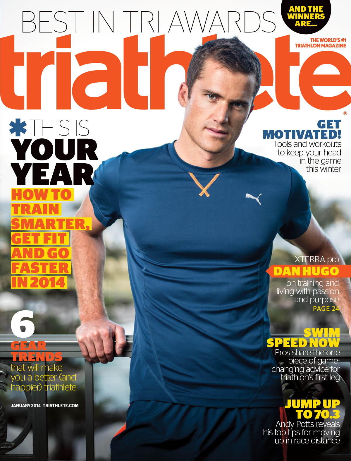 Triathlete January 01, 2014 Issue Cover