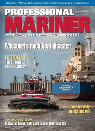 Professional Mariner October 01, 2018 Issue Cover