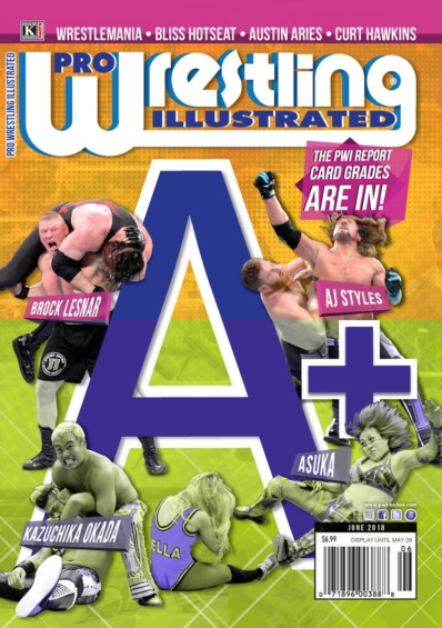 Pro Wrestling Illustrated June 01, 2018 Issue Cover