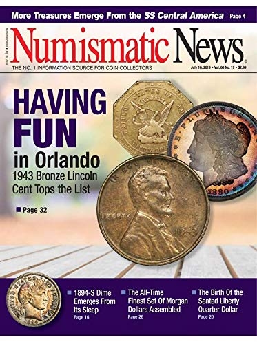 Numismatic News July 18, 2019 Issue Cover