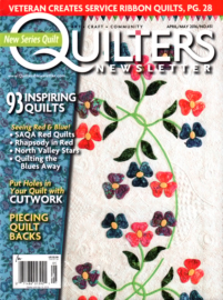 Quilters-Newsletter April 01, 2016 Issue Cover
