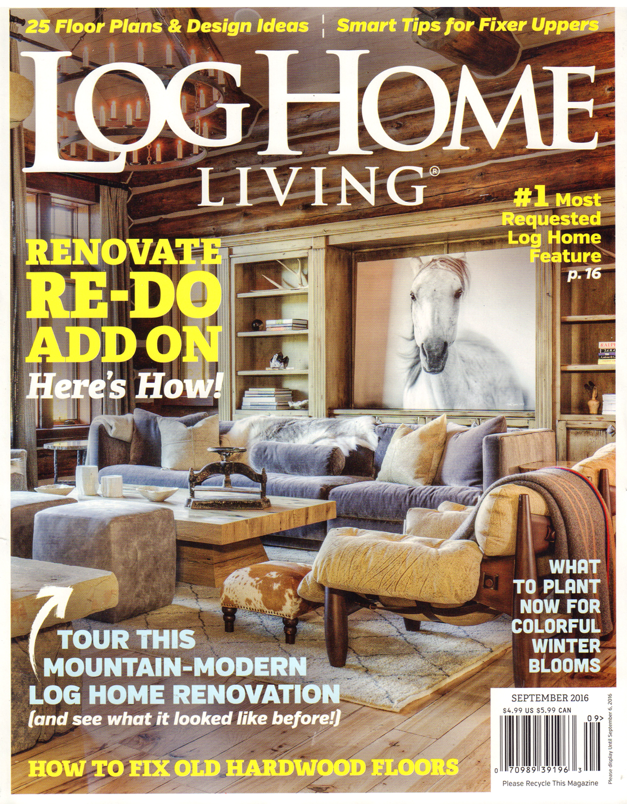 Log-and-Timber-Home-Living September 12, 2016 Issue Cover