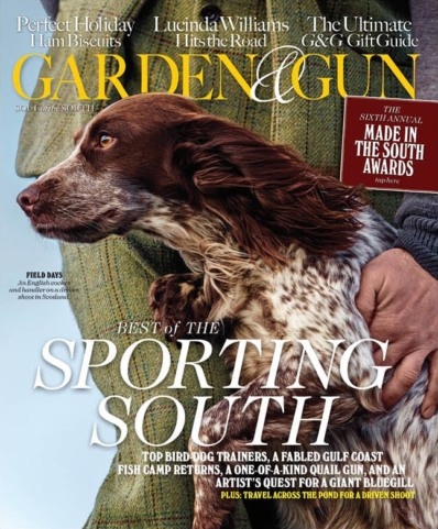 Garden & Gun December 01, 2015 Issue Cover