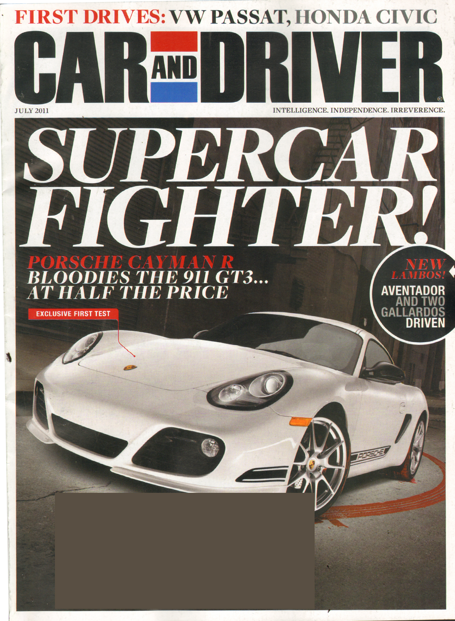 Car-And-Driver July 01, 2011 Issue Cover