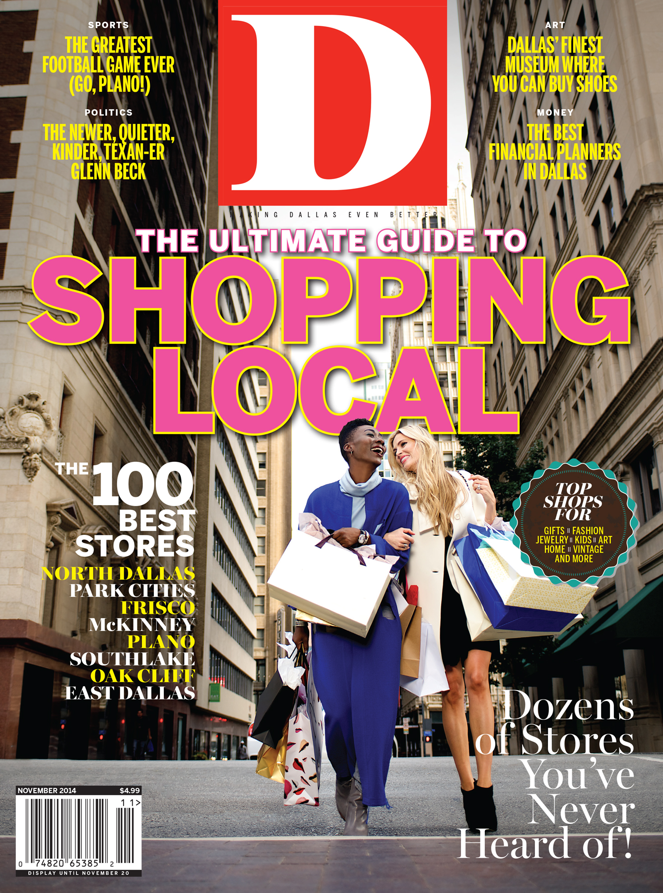 D-Magazine November 01, 2014 Issue Cover