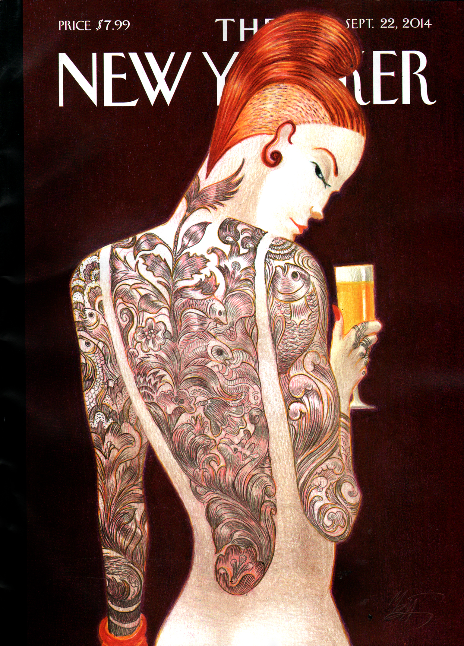 The-New-Yorker September 22, 2014 Issue Cover