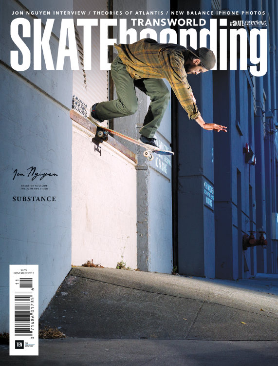 Transworld-SKATEboarding November 01, 2015 Issue Cover