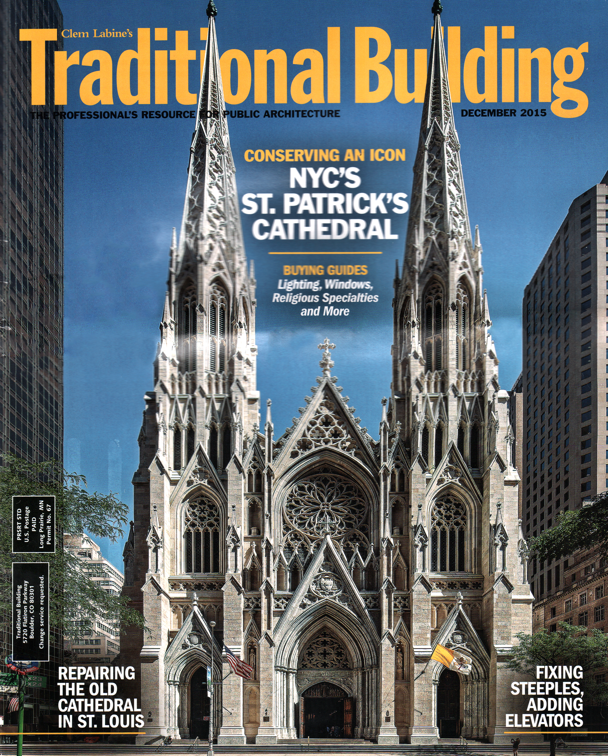 Traditional-Building December 01, 2015 Issue Cover