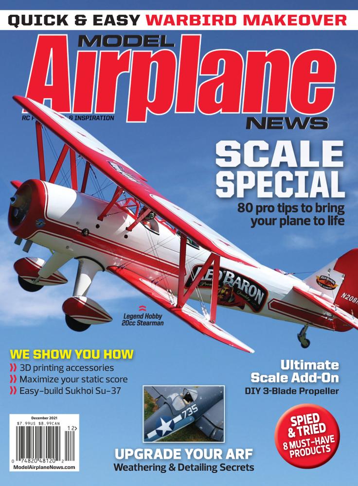 Model-Airplane-News December 01, 2021 Issue Cover