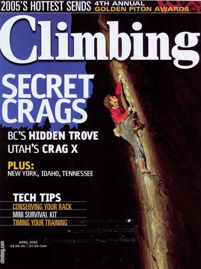 Climbing-Magazine April 01, 2006 Issue Cover