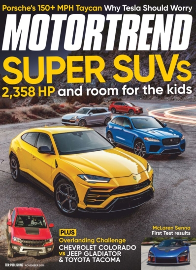 Motor Trend November 01, 2019 Issue Cover