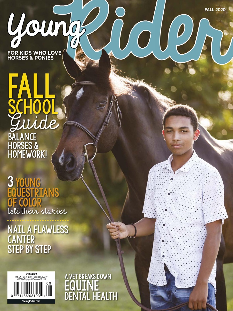 Young-Rider September 01, 2020 Issue Cover