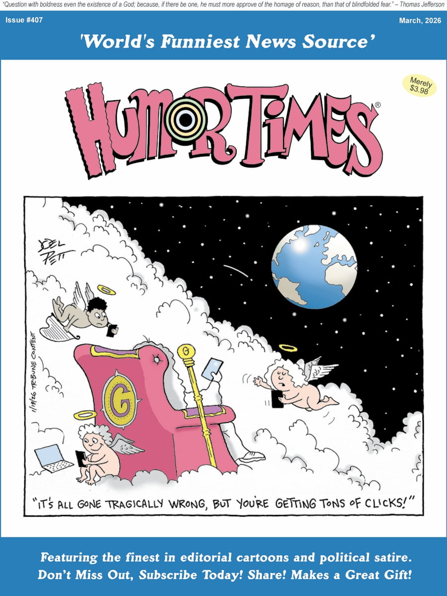 Humor Times March 01, 2026 Issue Cover